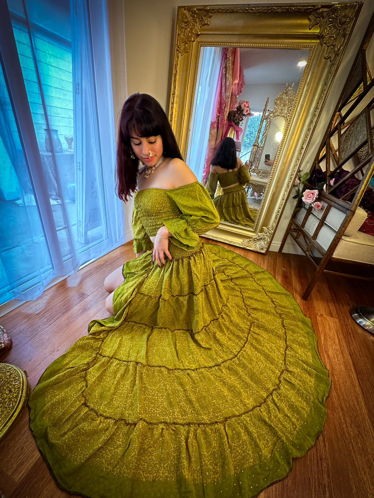 Forest Flower Bollywood Set