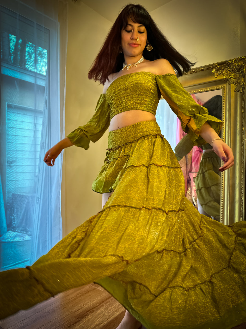Forest Flower Bollywood Set