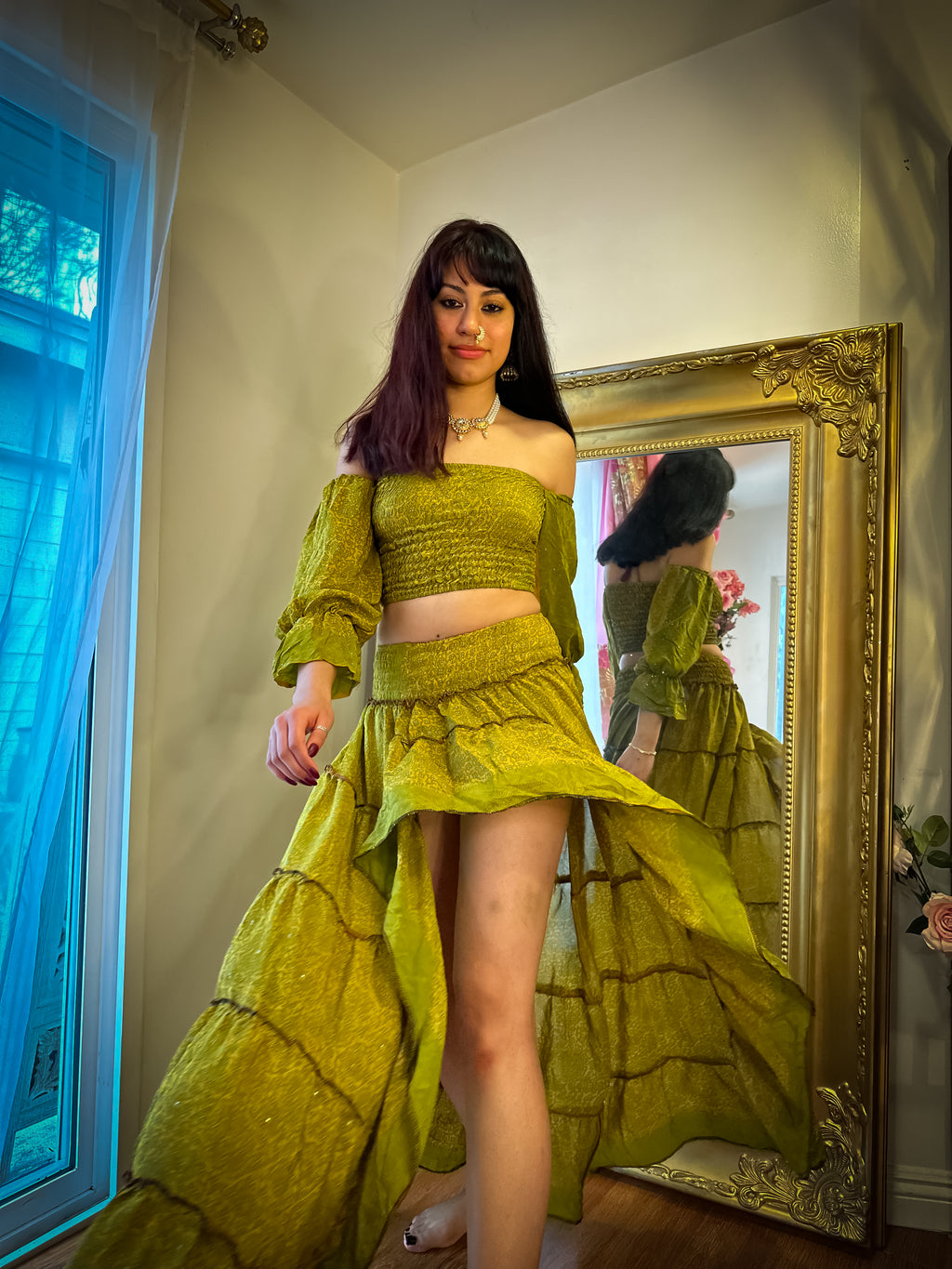 Forest Flower Bollywood Set