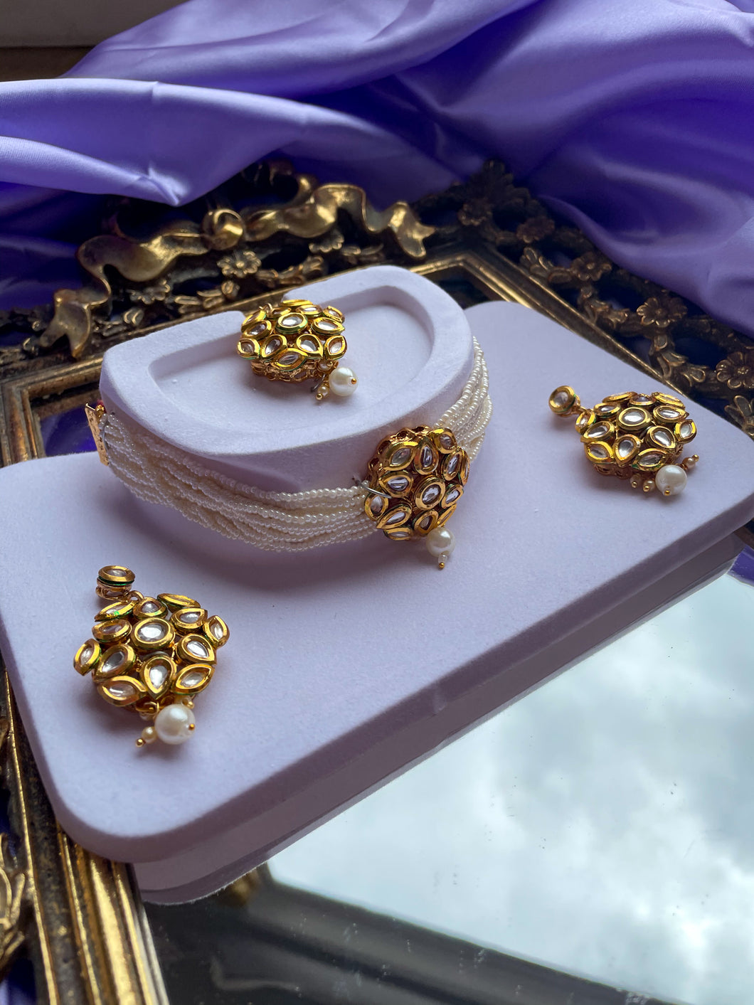 The Jiya Kundan Necklace Set