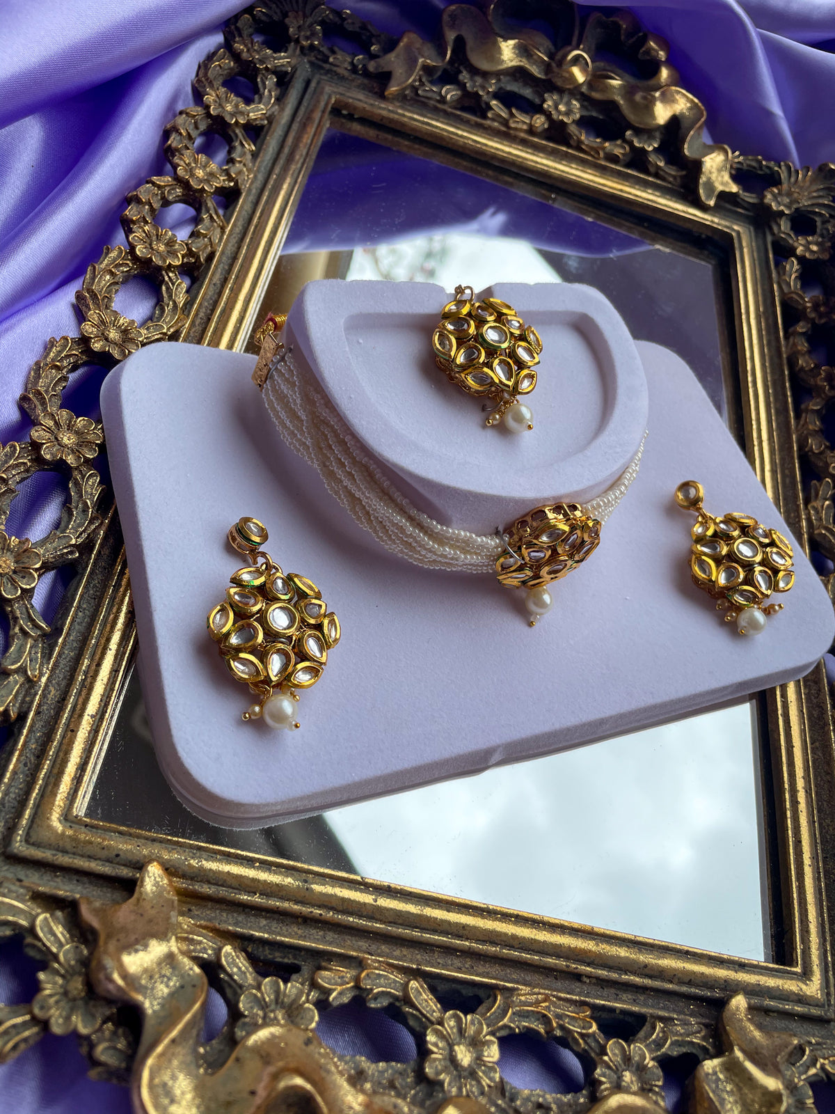 The Jiya Kundan Necklace Set