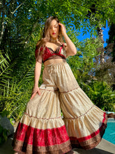 Load image into Gallery viewer, Pearl Rose Sharara Pants Set
