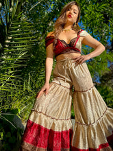 Load image into Gallery viewer, Pearl Rose Sharara Pants Set
