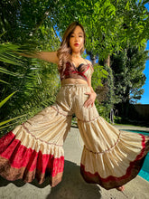Load image into Gallery viewer, Pearl Rose Sharara Pants Set
