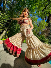 Load image into Gallery viewer, Pearl Rose Sharara Pants Set
