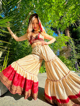 Load image into Gallery viewer, Pearl Rose Sharara Pants Set
