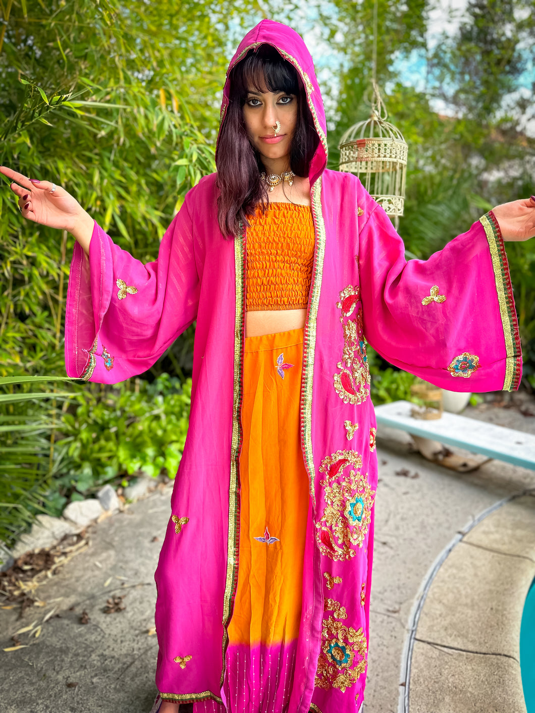 Dragonfruit Love Magic Hoodie Kimono