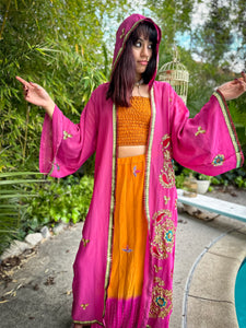 Dragonfruit Love Magic Hoodie Kimono