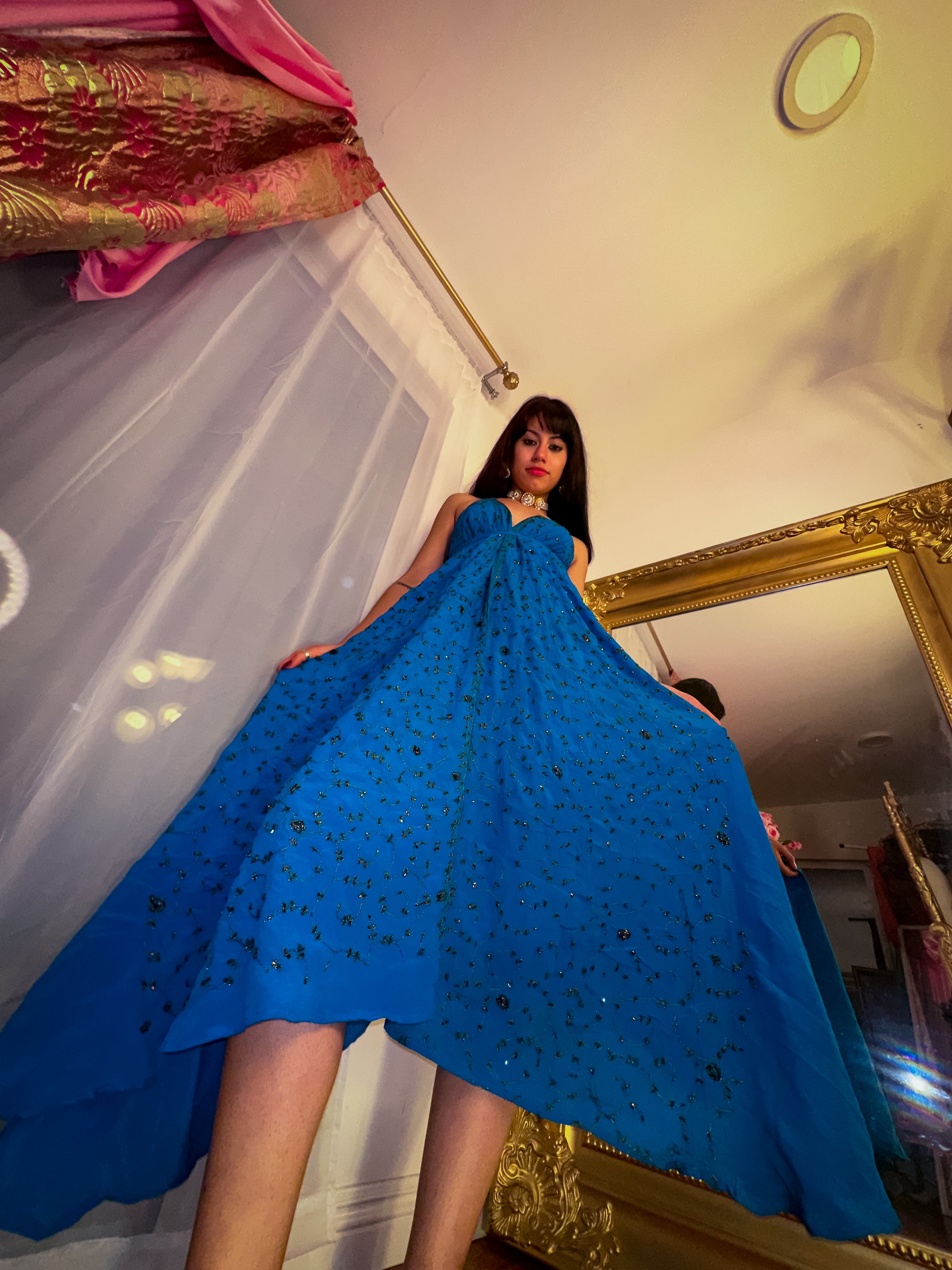 Midnight Gold Magic Dress