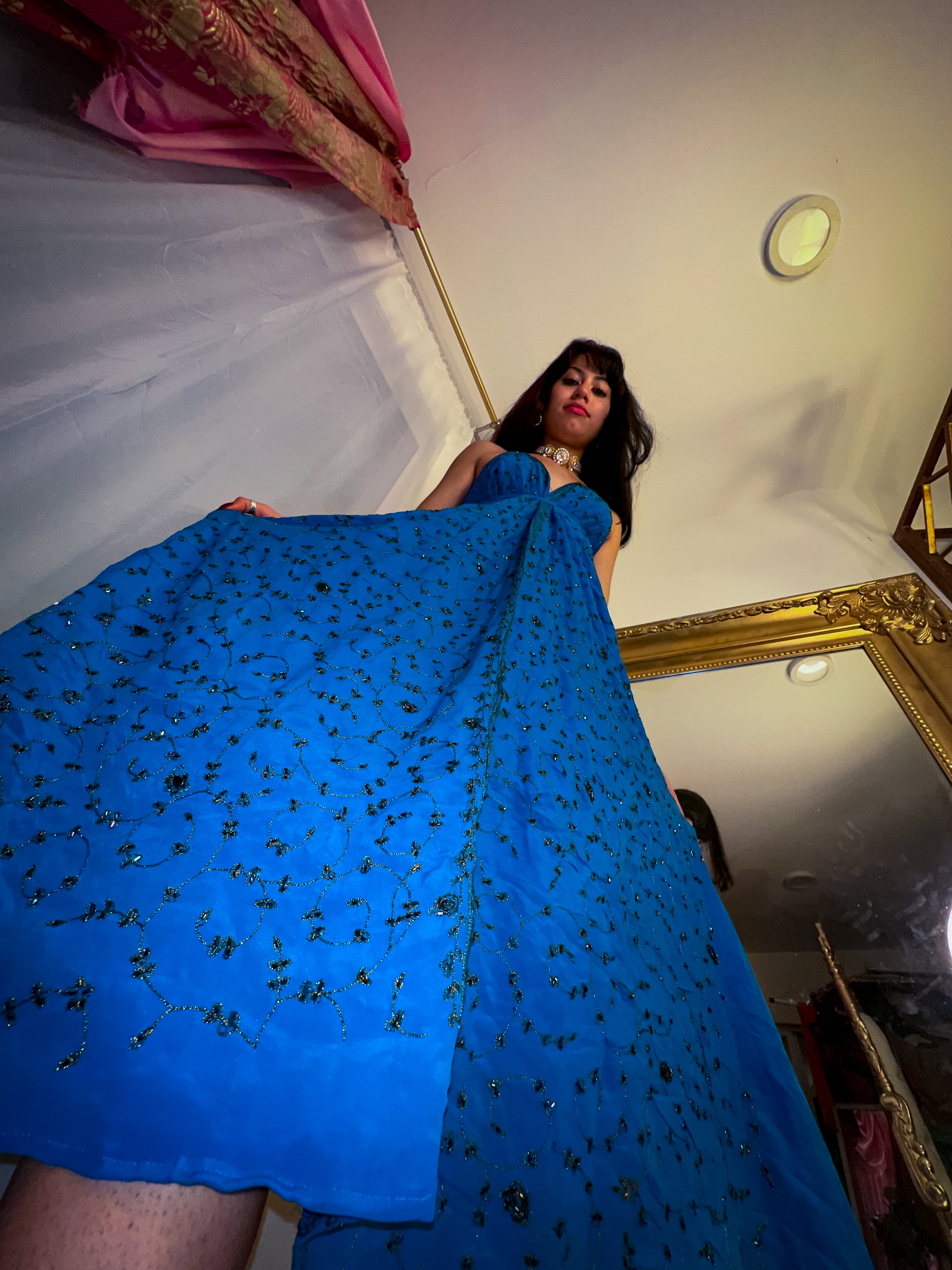 Midnight Gold Magic Dress