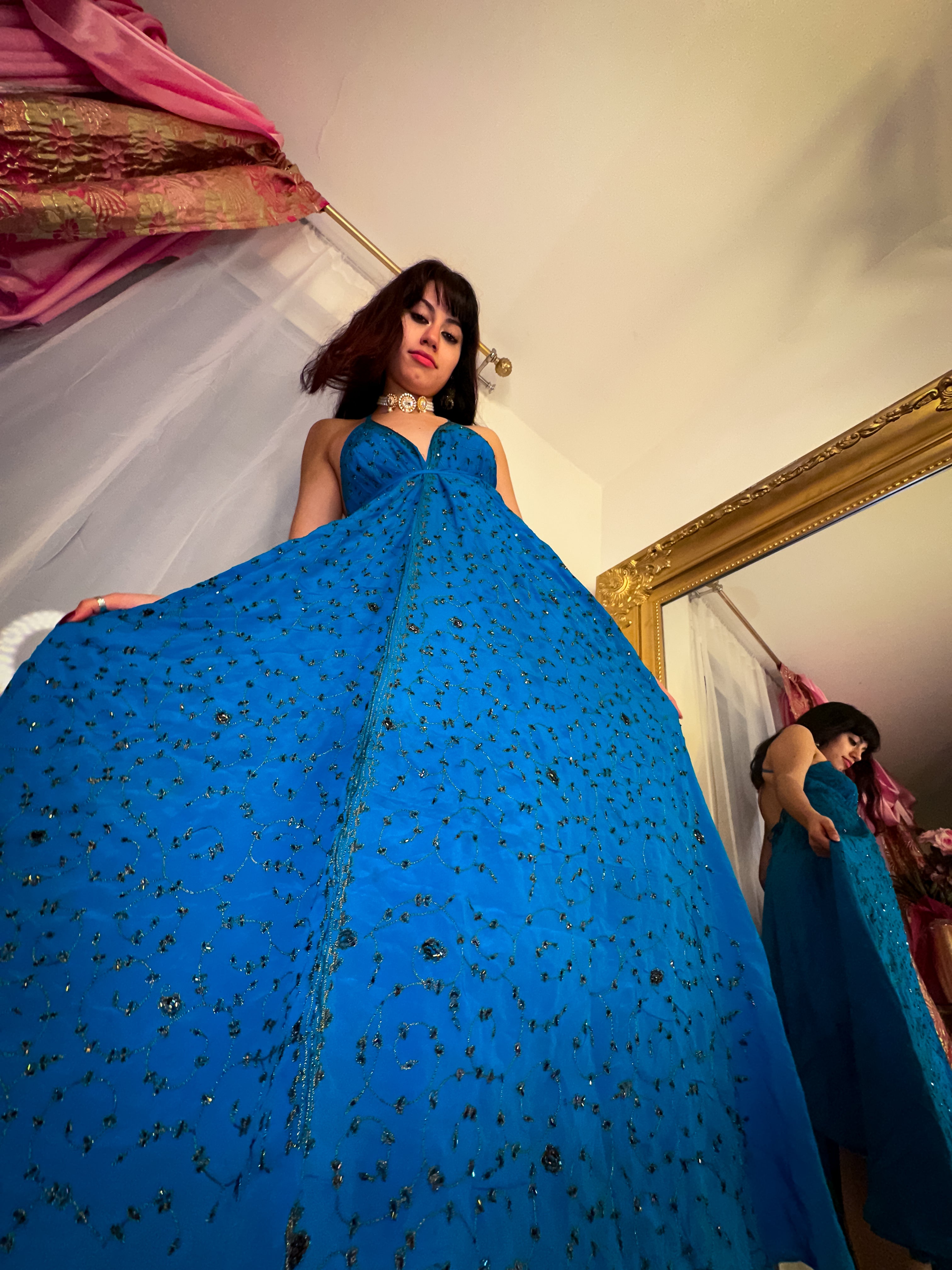 Midnight Gold Magic Dress