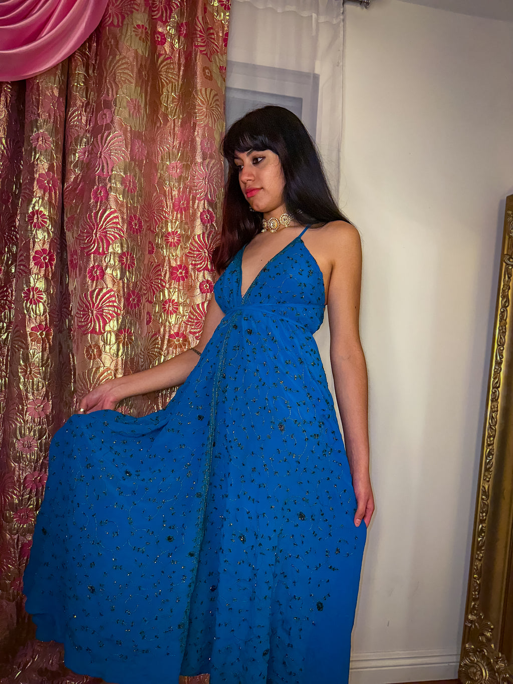 Midnight Gold Magic Dress