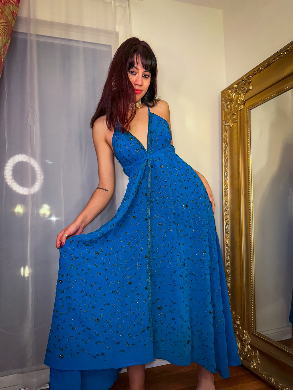 Midnight Gold Magic Dress