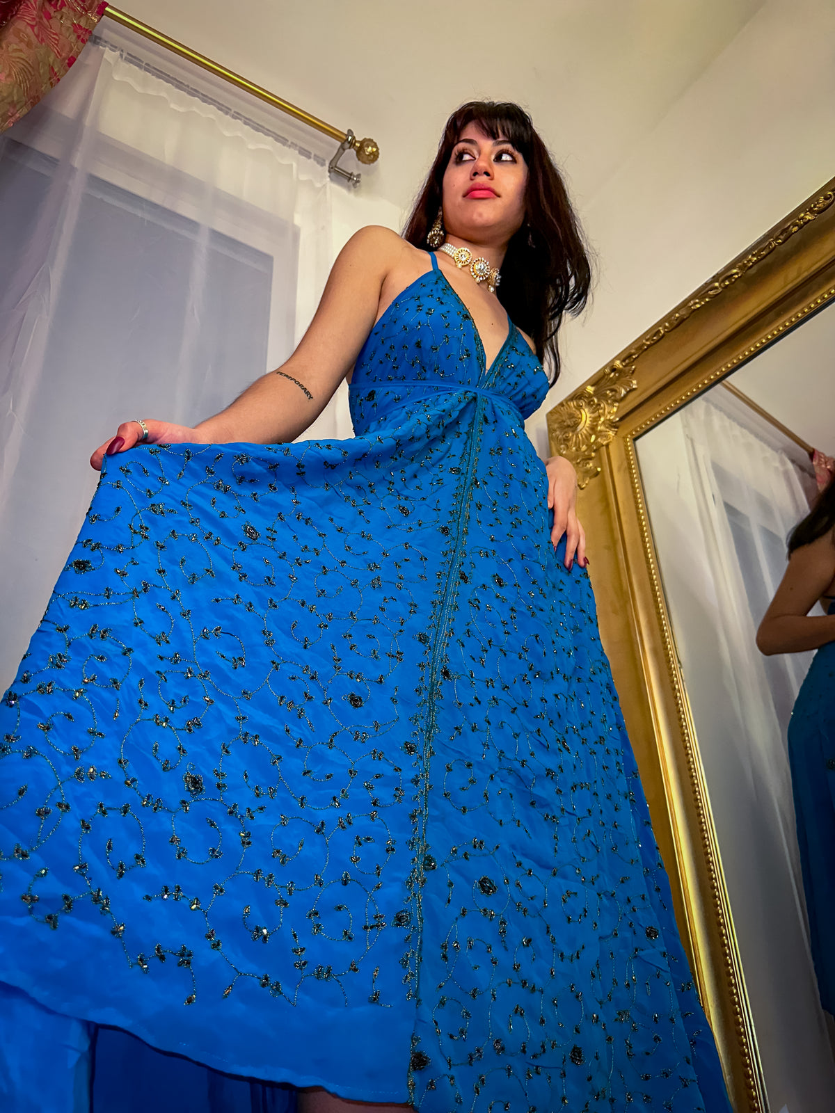 Midnight Gold Magic Dress