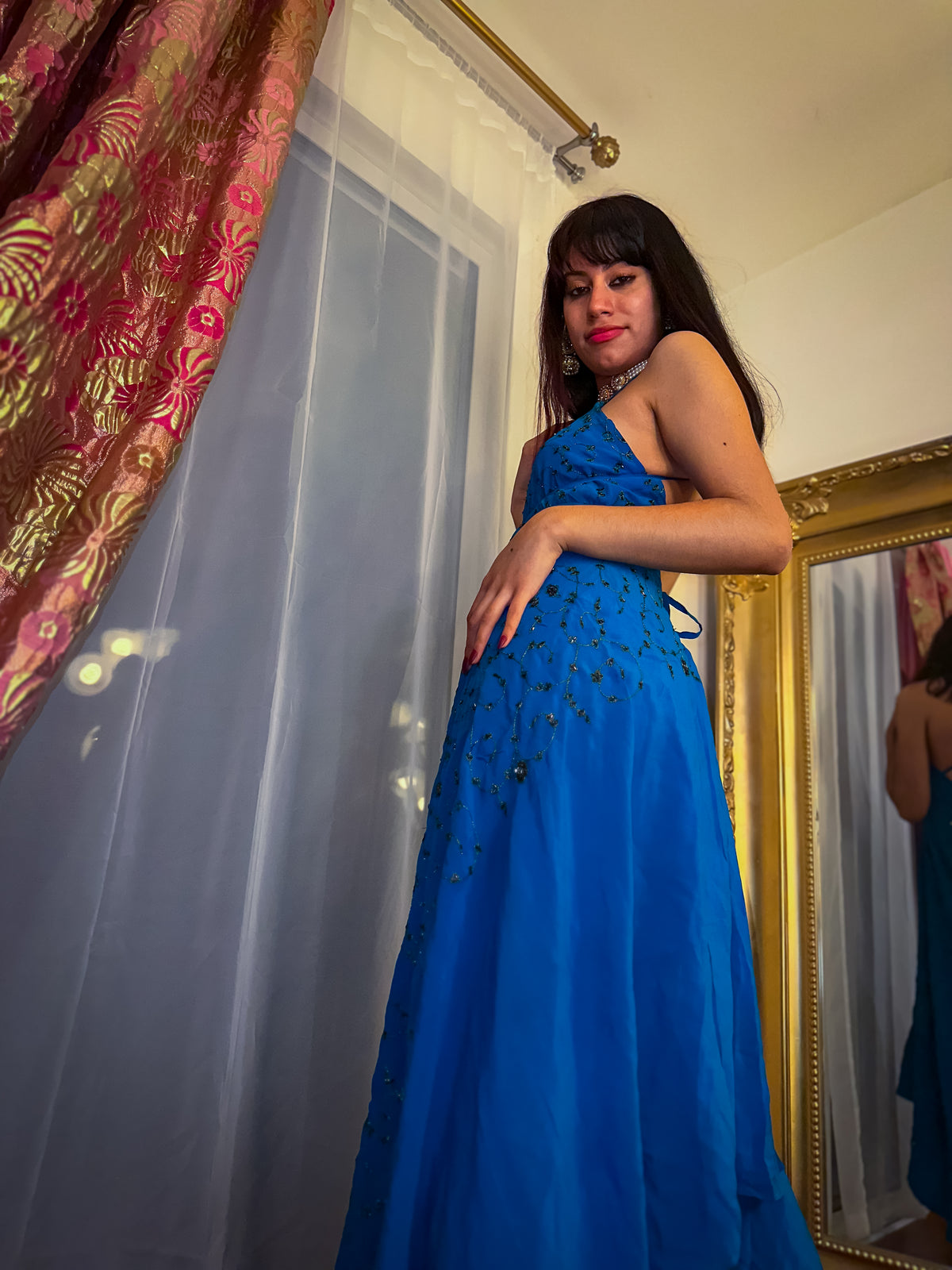 Midnight Gold Magic Dress
