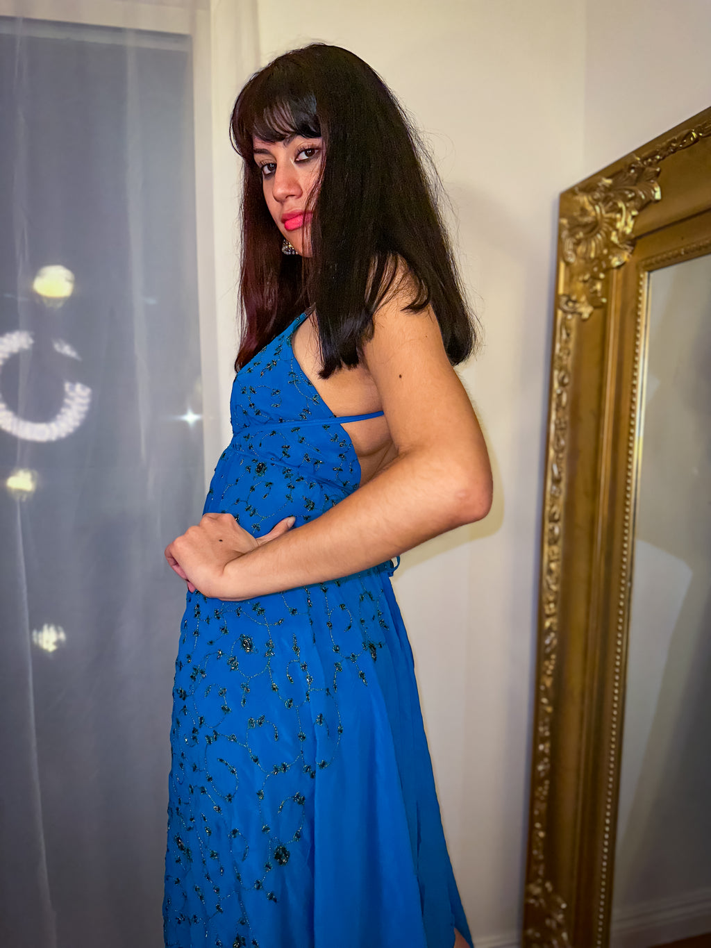 Midnight Gold Magic Dress