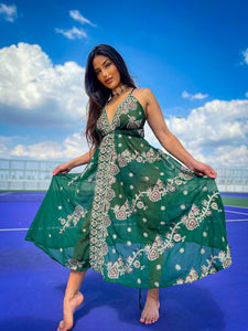Emerald Diamonds Magic Dress