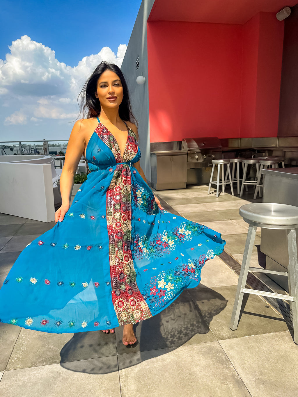 Blue Lotus Magic Dress
