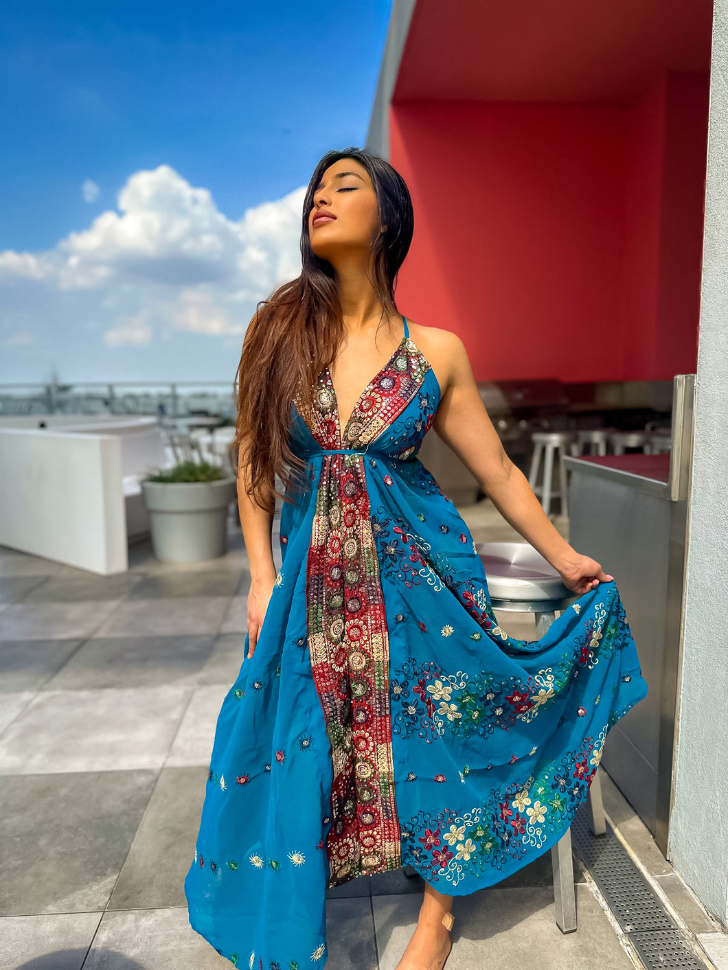 Blue Lotus Magic Dress