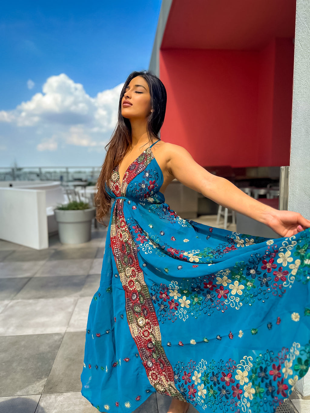 Blue Lotus Magic Dress