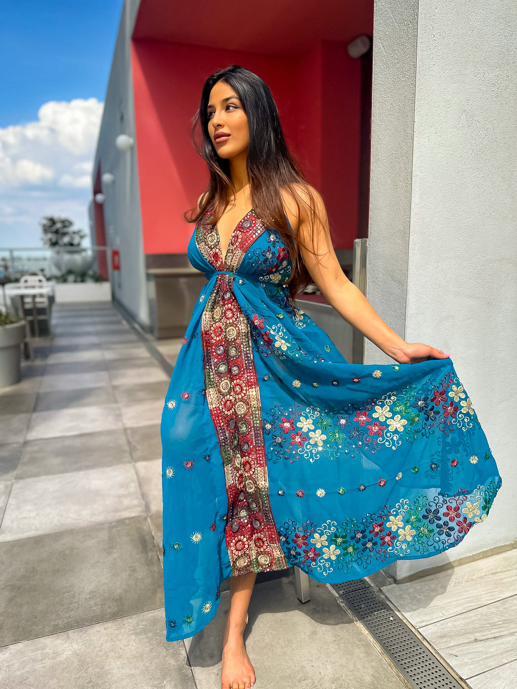 Blue Lotus Magic Dress