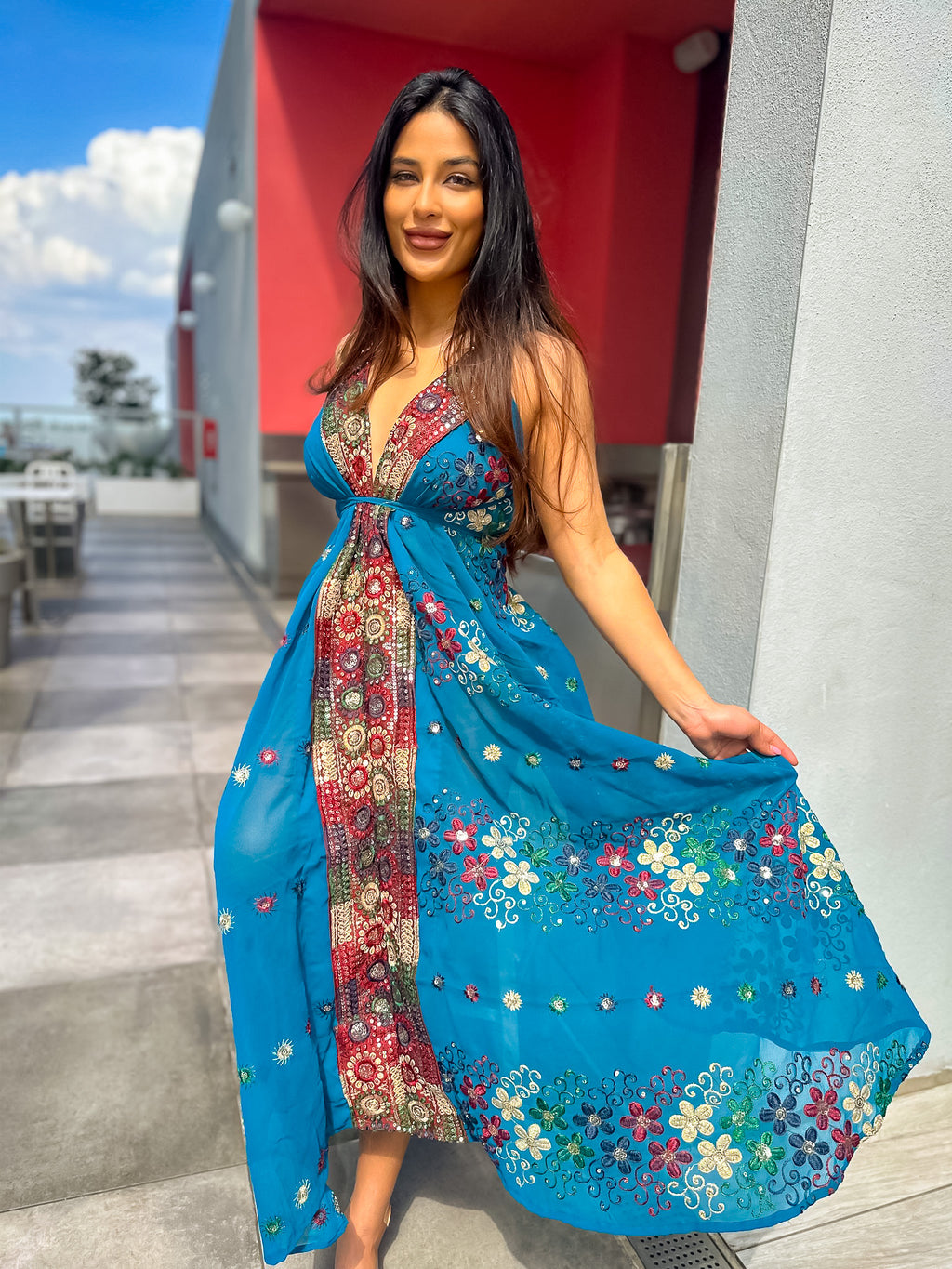 Blue Lotus Magic Dress