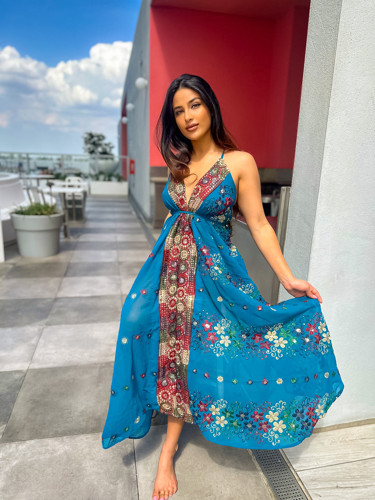 Blue Lotus Magic Dress
