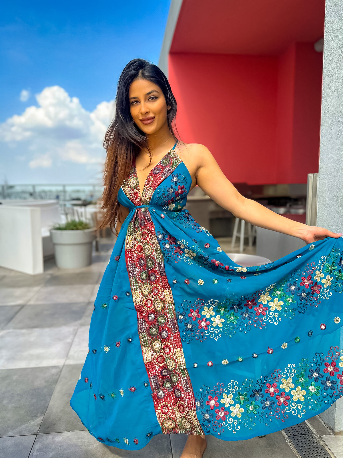 Blue Lotus Magic Dress