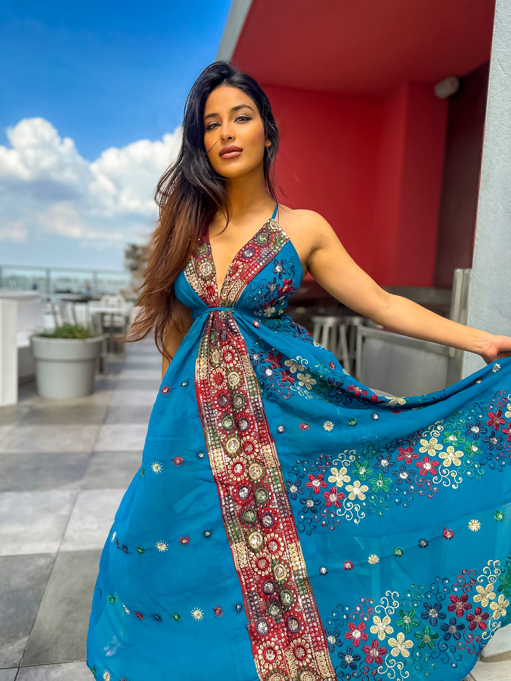 Blue Lotus Magic Dress