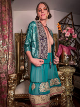 Load image into Gallery viewer, Mermaid Love Saree Jacket
