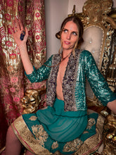 Load image into Gallery viewer, Mermaid Love Saree Jacket
