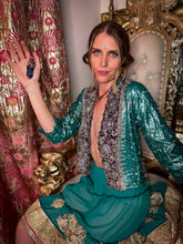 Load image into Gallery viewer, Mermaid Love Saree Jacket
