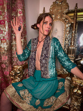 Load image into Gallery viewer, Mermaid Love Saree Jacket
