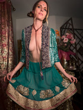 Load image into Gallery viewer, Mermaid Love Saree Jacket
