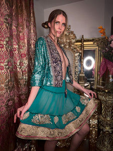 Mermaid Love Saree Jacket