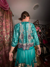 Load image into Gallery viewer, Mermaid Love Saree Jacket

