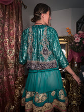 Load image into Gallery viewer, Mermaid Love Saree Jacket
