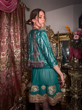 Load image into Gallery viewer, Mermaid Love Saree Jacket

