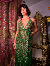 Load image into Gallery viewer, Emerald Gold Magic Dress

