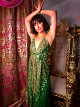 Load image into Gallery viewer, Emerald Gold Magic Dress
