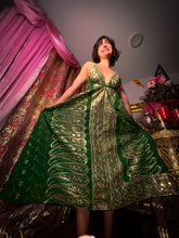 Load image into Gallery viewer, Emerald Gold Magic Dress
