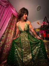 Load image into Gallery viewer, Emerald Gold Magic Dress
