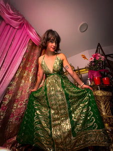 Emerald Gold Magic Dress