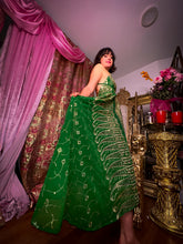 Load image into Gallery viewer, Emerald Gold Magic Dress
