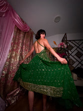 Load image into Gallery viewer, Emerald Gold Magic Dress
