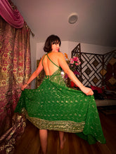Load image into Gallery viewer, Emerald Gold Magic Dress
