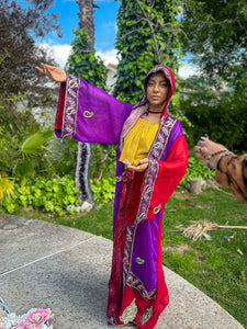 Amethyst Rose Hooded Kimono