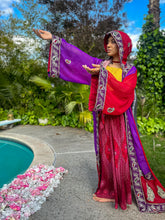 Load image into Gallery viewer, Amethyst Rose Hooded Kimono
