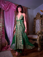 Load image into Gallery viewer, Emerald Gold Magic Dress
