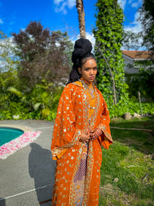 Golden Sun Hooded Kimono